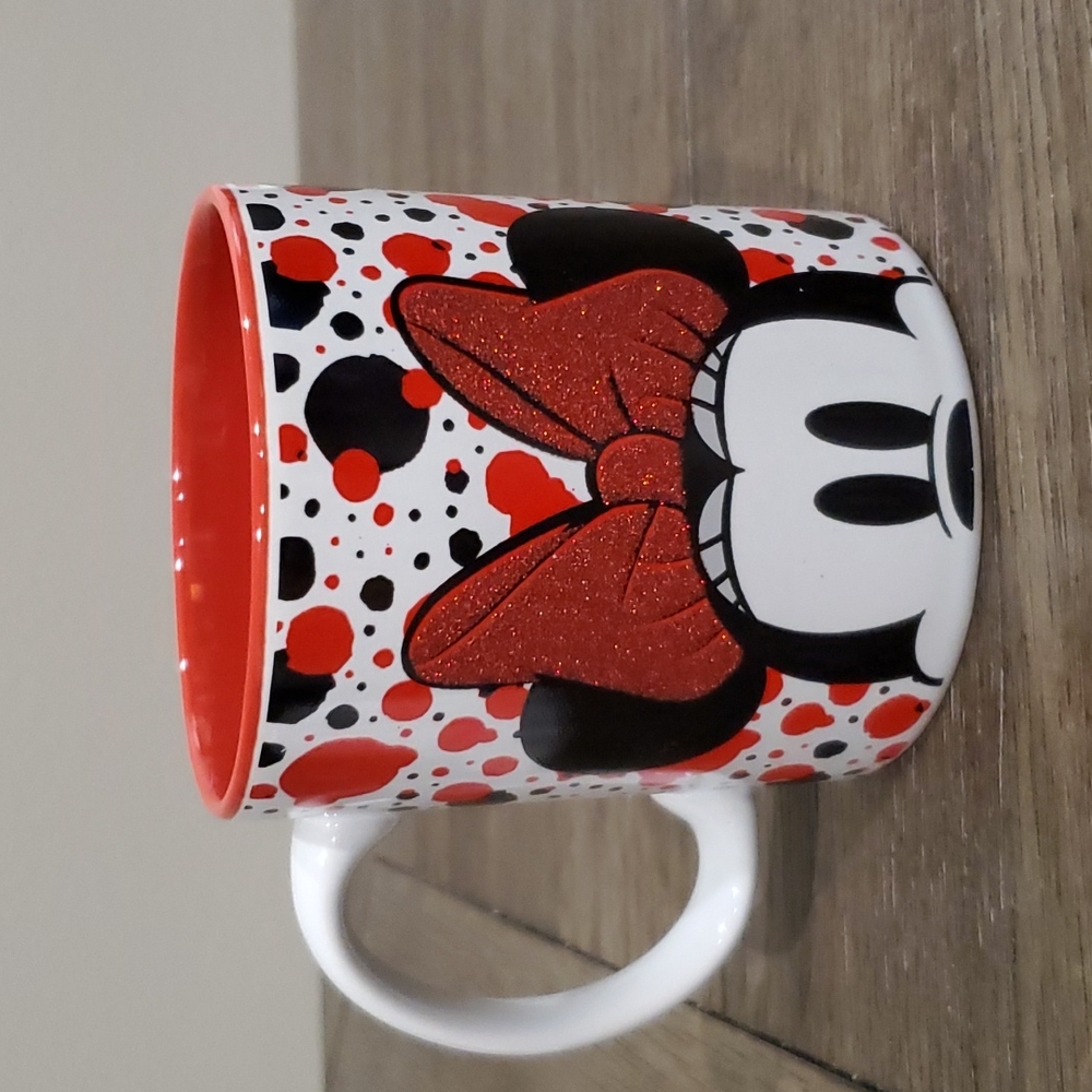 Disney Minnie Mouse w/Glitter Bow Mug